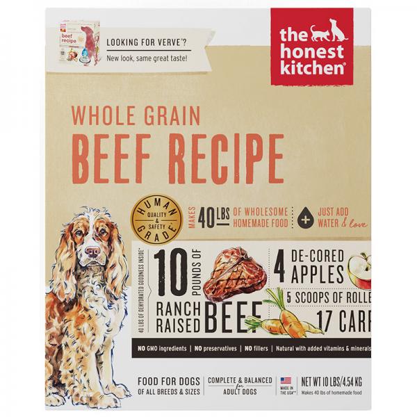 The Honest Kitchen D 10lb Beef Whole Grain (Verve)