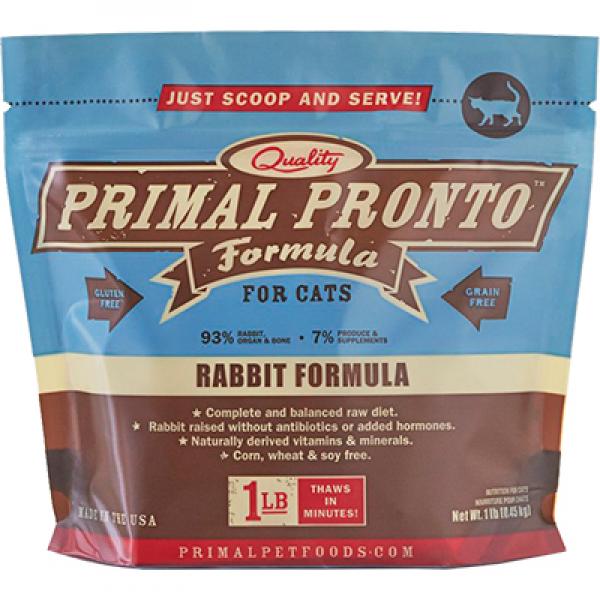 Primal C Raw Pronto Rabbit 1lb