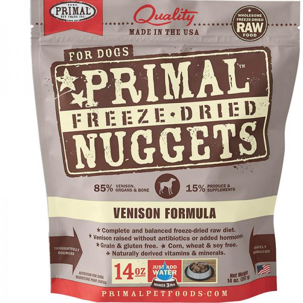 Primal D 14oz FD Venison Nuggets