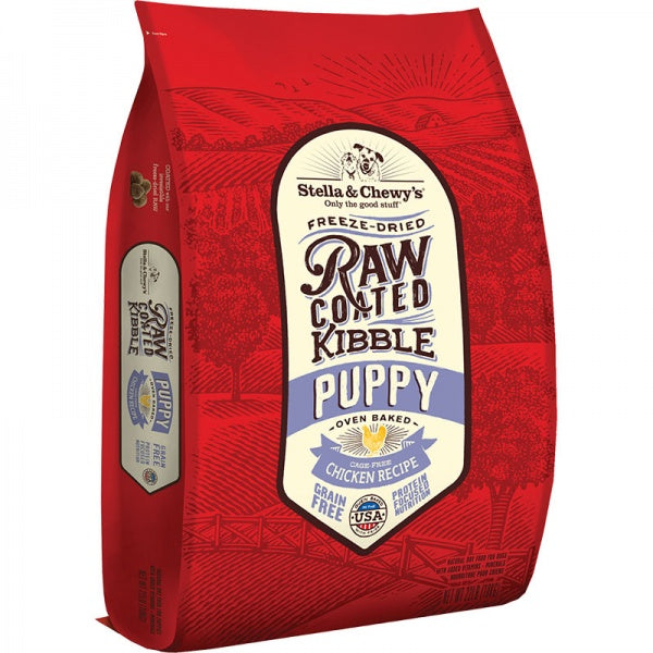 Stella & Chewy's D 22lb Raw Coated Chicken Puppy