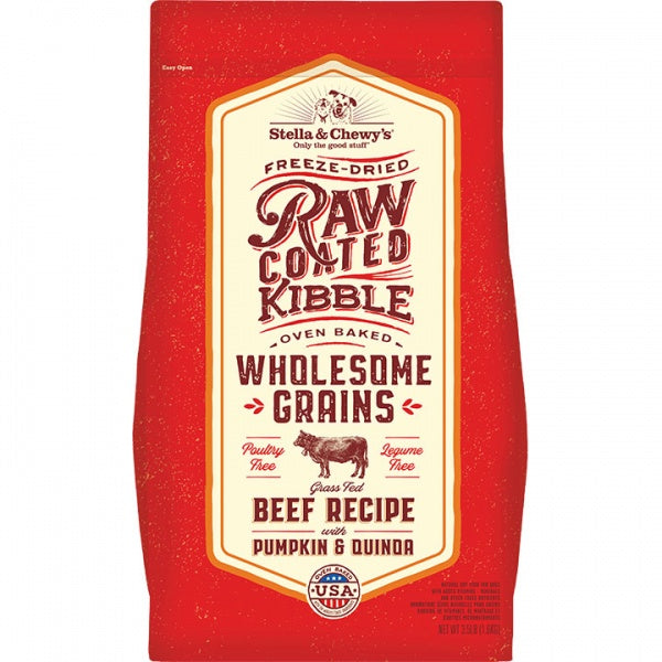 Stella & Chewy's D 22lb Wholesome Grain Raw Coated Beef