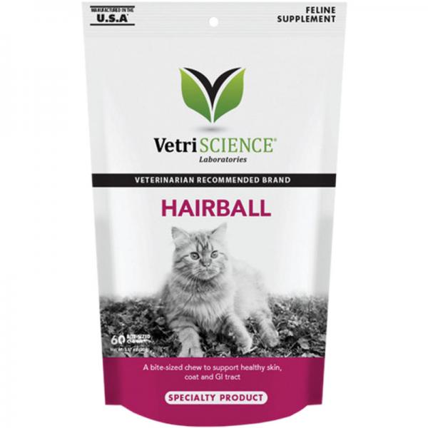 VetriScience C Hairball Digestive Support 60 ct