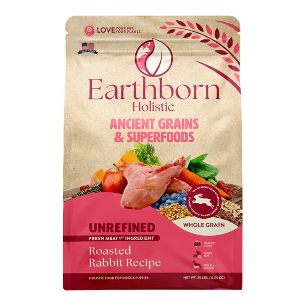 Earthborn D 25lb Unrefined Rabbit