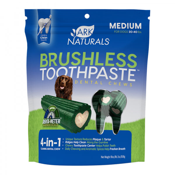 Ark Naturals D Brushless Toothpaste Chews M 18oz