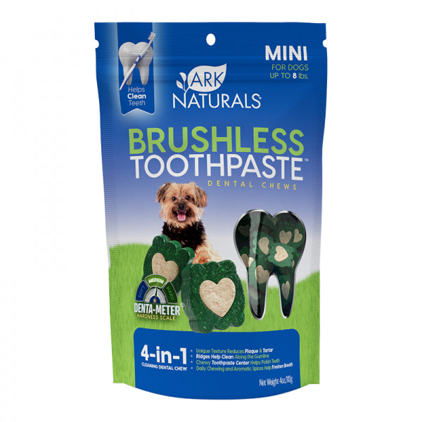 Ark Naturals D Brushless Toothpaste Chews Mini 4oz