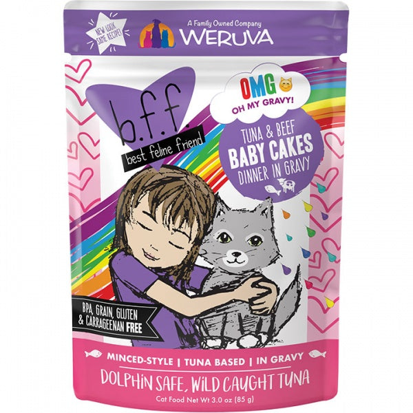 BFF C Pouch OMG Tuna/Beef Baby Cakes 3oz