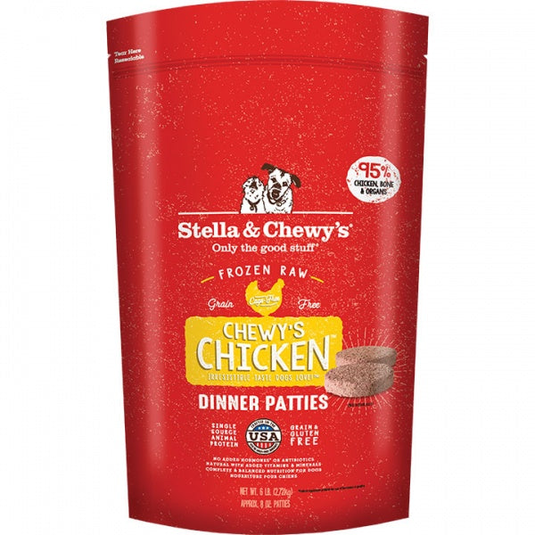 Stella & Chewy's D Raw Chicken Patties 6lb