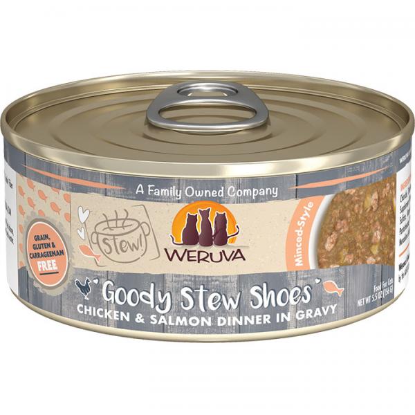 Weruva C Can Goody Stew Shoes Chicken/Salmon 5.5oz