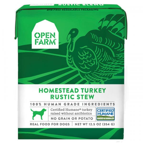 Open Farm D Can Rustic Stew Homestead Turkey 12.5oz