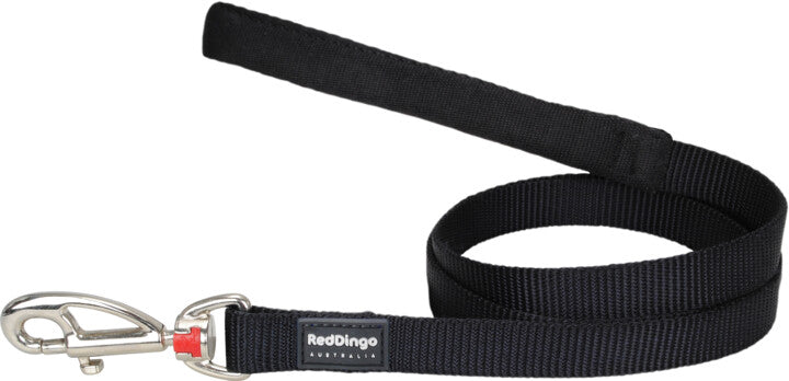 Red Dingo Leash Black Large 6ft 25mm 6ft