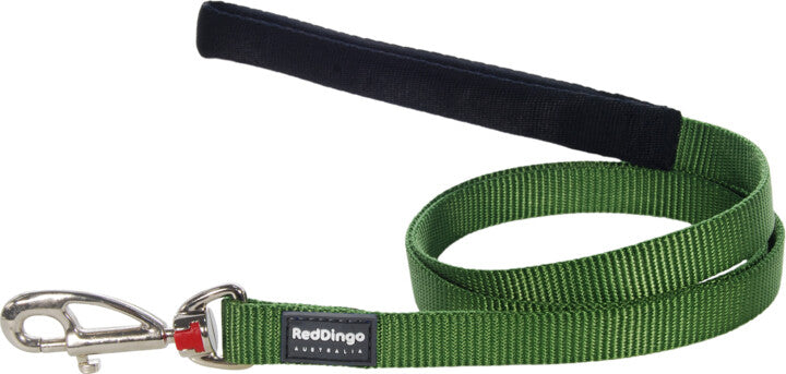Red Dingo Leash Green Small 15mm 6ft