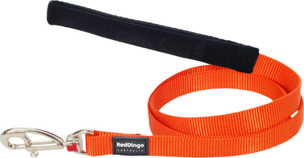 Red Dingo Leash Orange Large 25mm 6ft