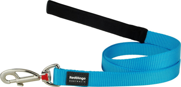 Red Dingo Leash Turquoise Small 15mm 6ft