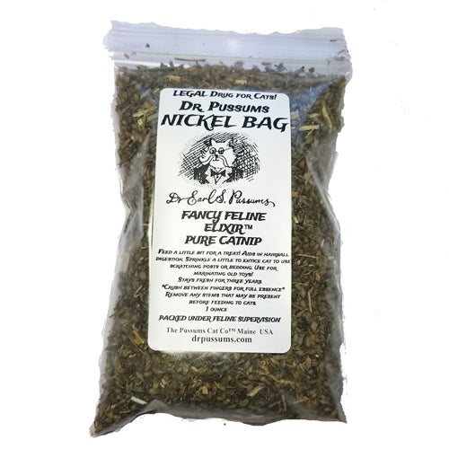 Dr. Pussums Nickel Bag Pure Catnip 1oz